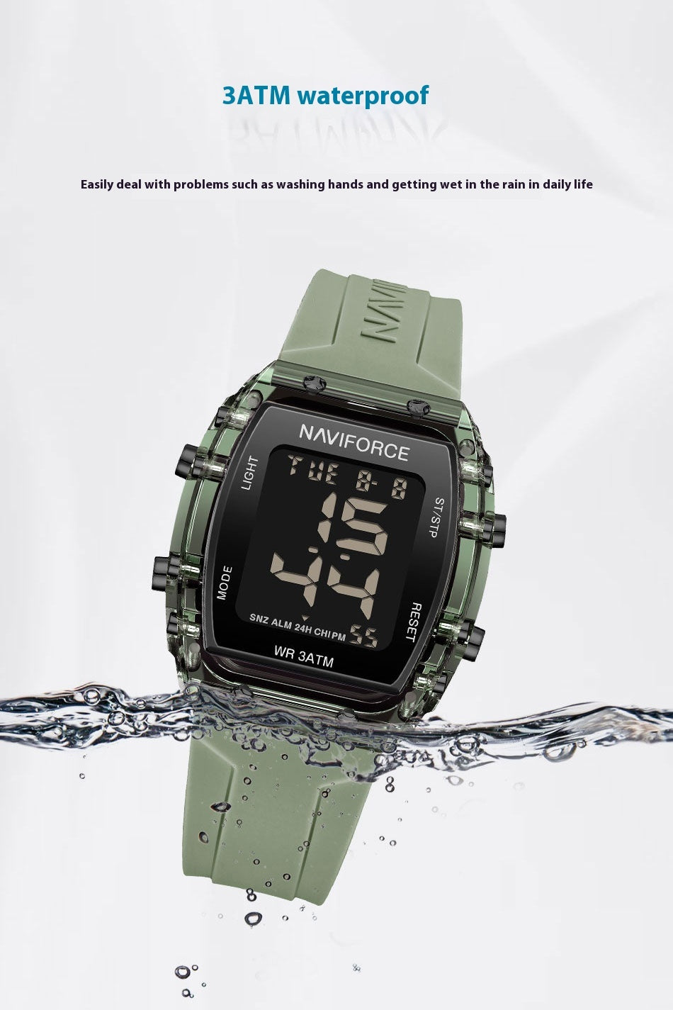 Children's Simplicity Waterproof Luminous Sports Electronic Watch